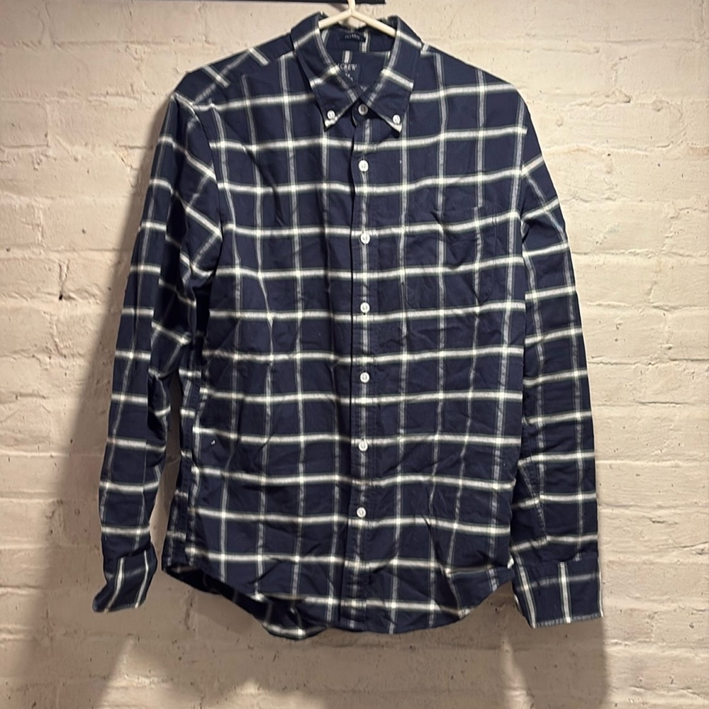 Jcrew flex Oxford size M navy blue